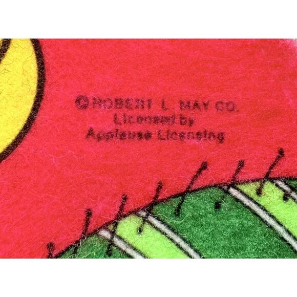 Vintage Rudolph the Red Nosed Reindeer Christmas Stocking Robert L. May Applause - Picture 3 of 5